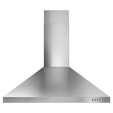 whirlpool wall mounted range hood